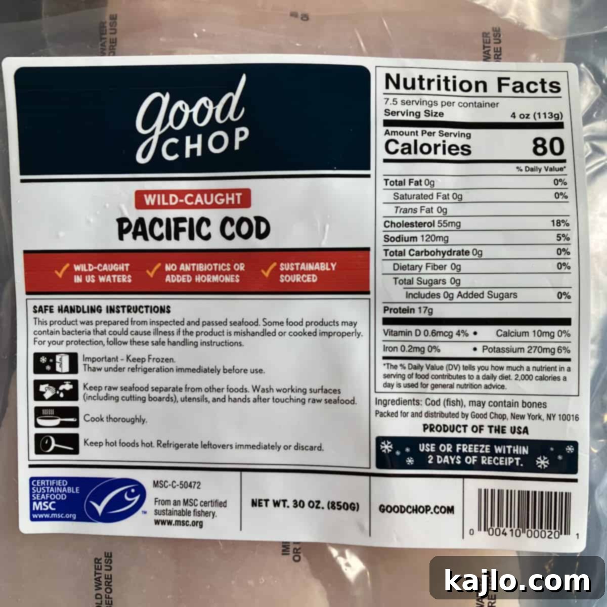 Good Chop 2025 Meat Delivery Box Review 5 Good Chop seafood selection