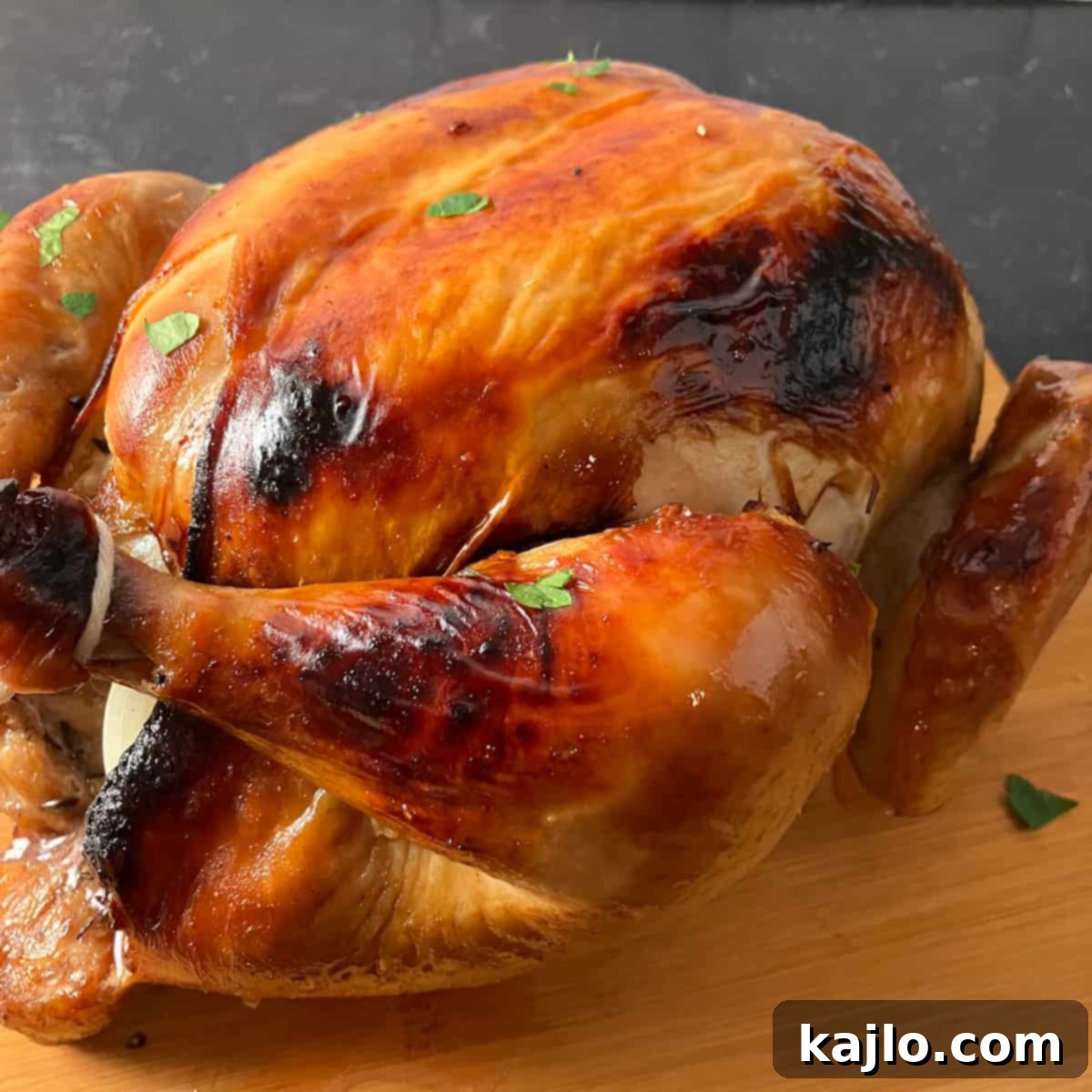 Ultimate Whole Roast Chicken Marinade 7 Perfectly roasted whole chicken with golden crispy skin and fresh herbs.