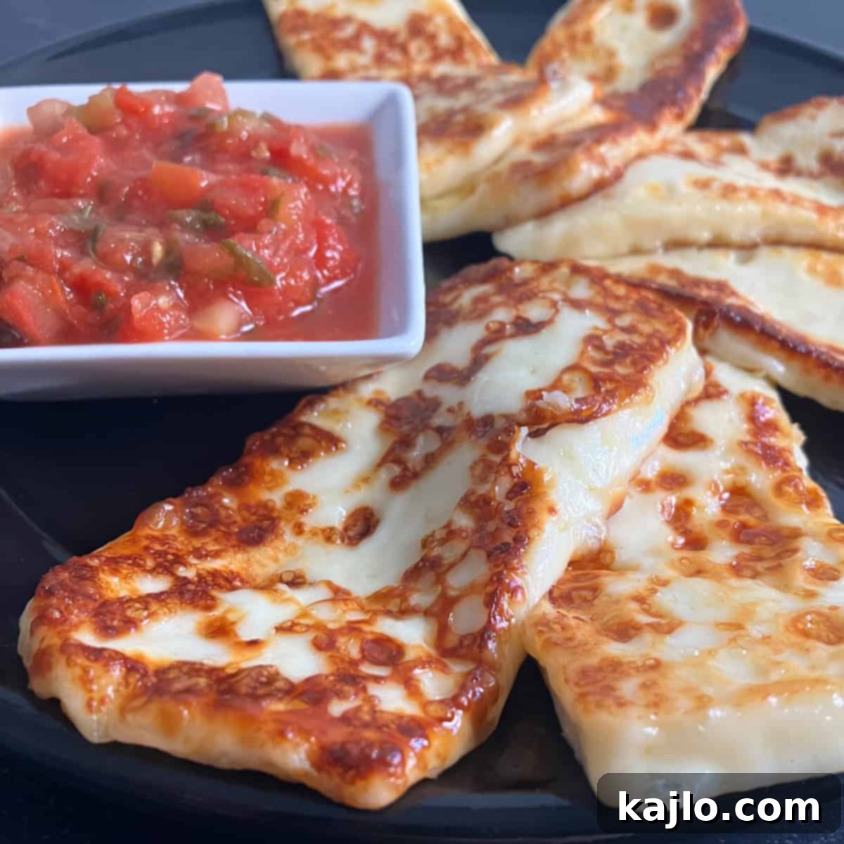 Crispy Mexican Fried Queso Fresco 6 Delicious fried cheese slices, perfect for a Mexican-inspired meal or keto snack.