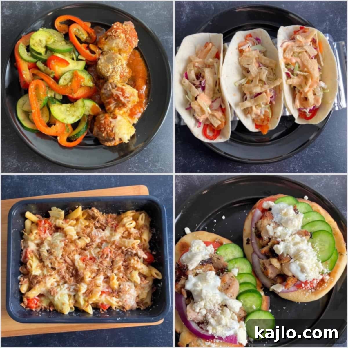 Prepared Home Chef meals ready to eat