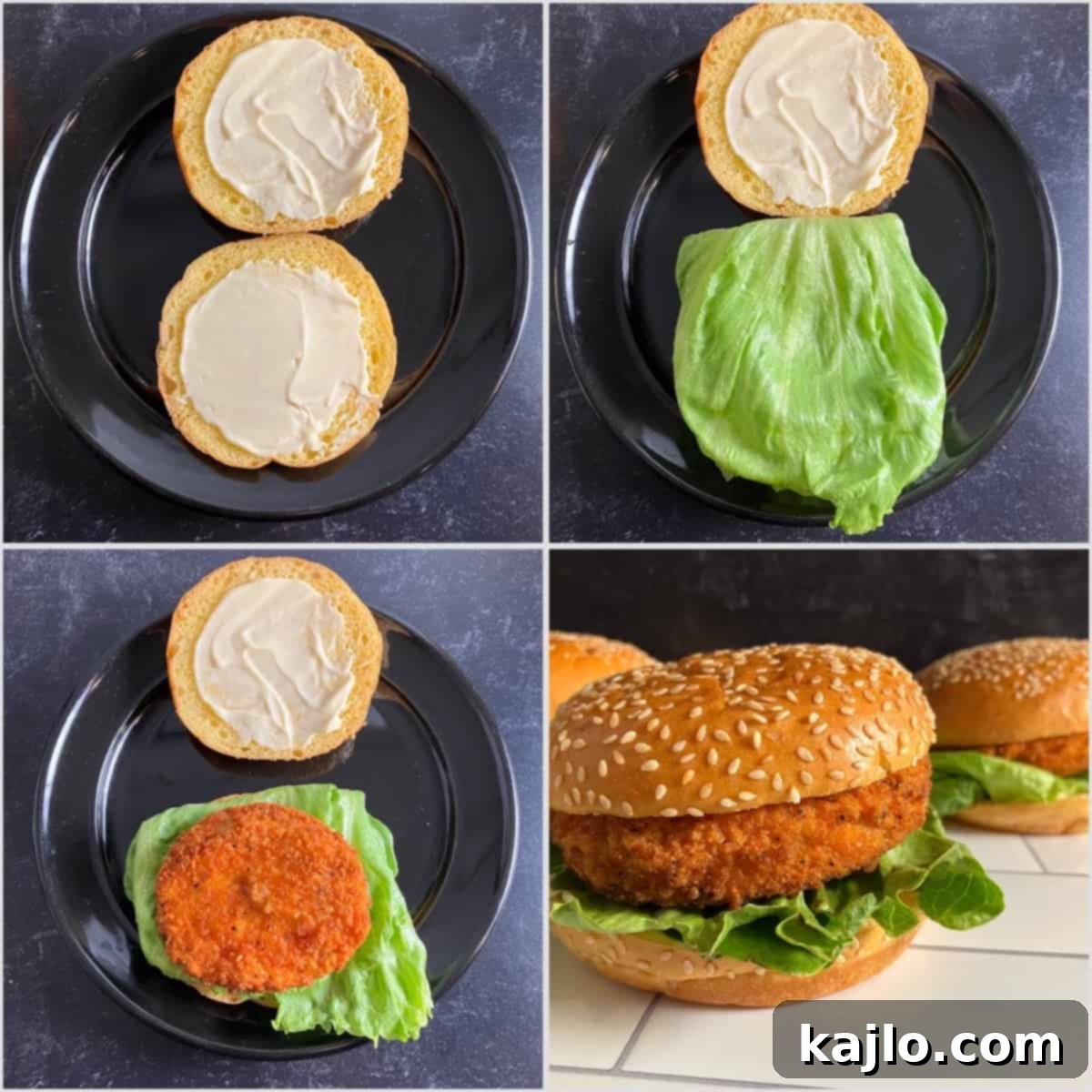 how to make a zinger burger