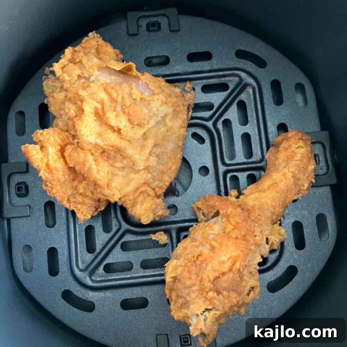 reheat fried chicken air fryer