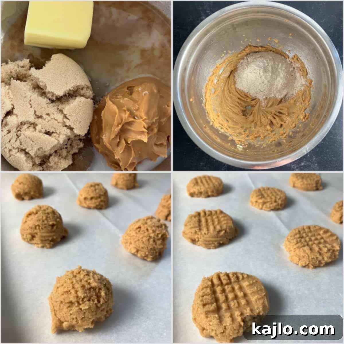 Step-by-step guide on how to make peanut butter cookies with Kodiak mix