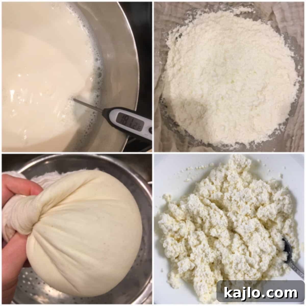 Easy Homemade Low Sodium Cottage Cheese 4 how to make low sodium cottage cheese