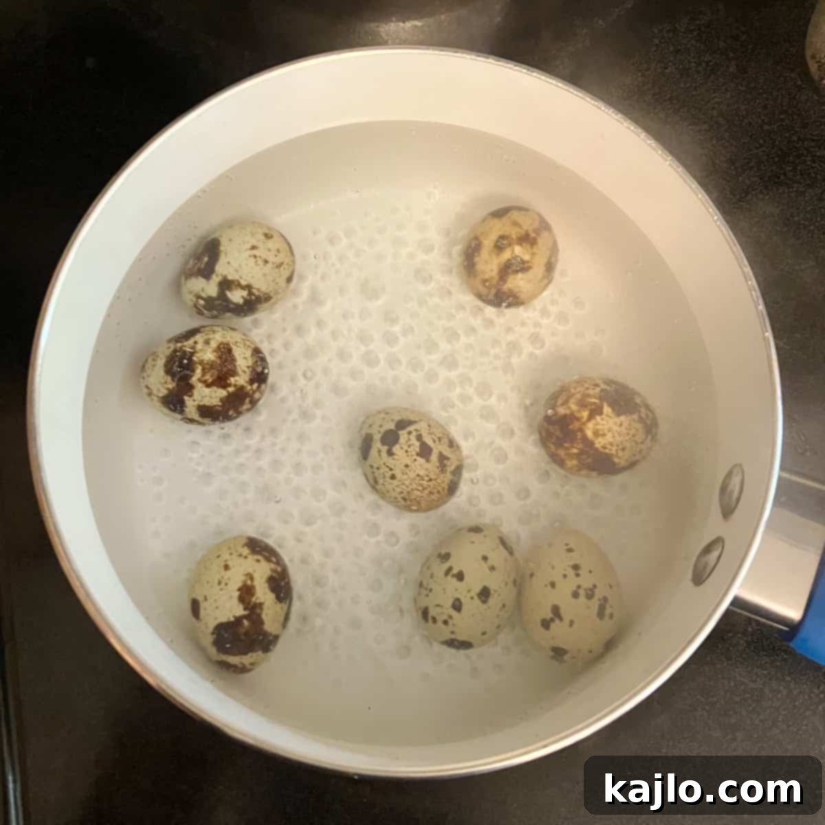 soft boiled quail eggs