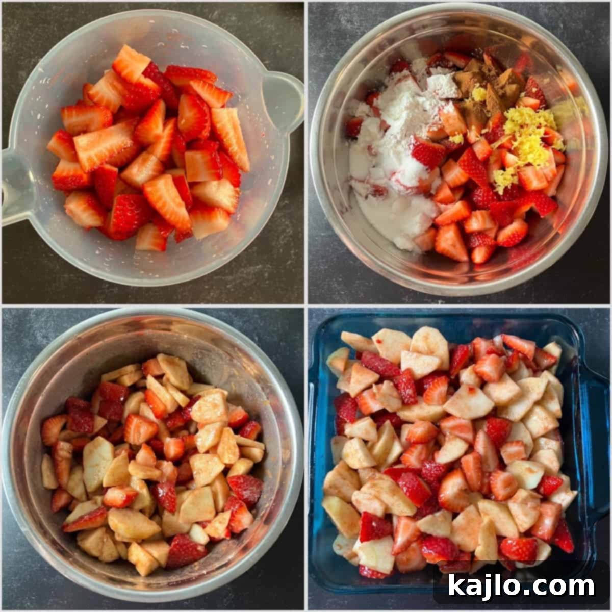 Apple Strawberry Crisp 5 how to make apple strawberry crisp