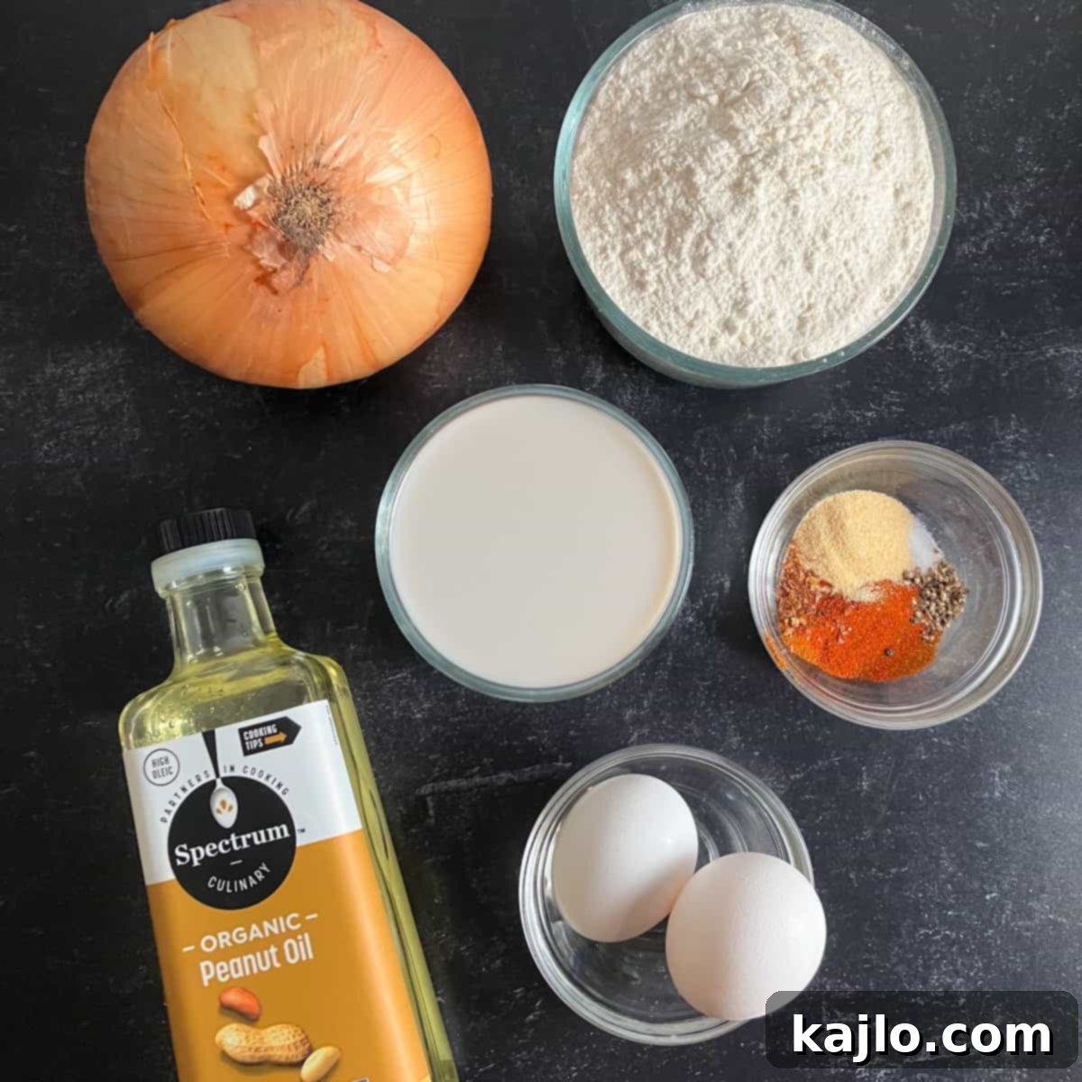 Fried Onion Bloom Petals 3 Ingredients for Bloom Petals