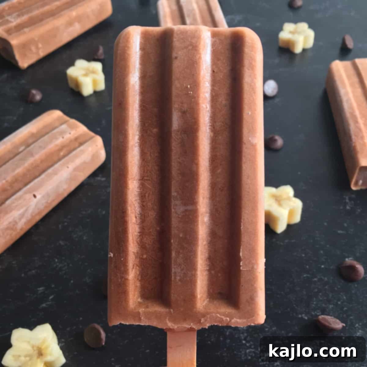 Sugar-Free Vegan Banana Popsicles 2 A refreshing and healthy sugar free banana pop recipe, perfect for a summer treat.