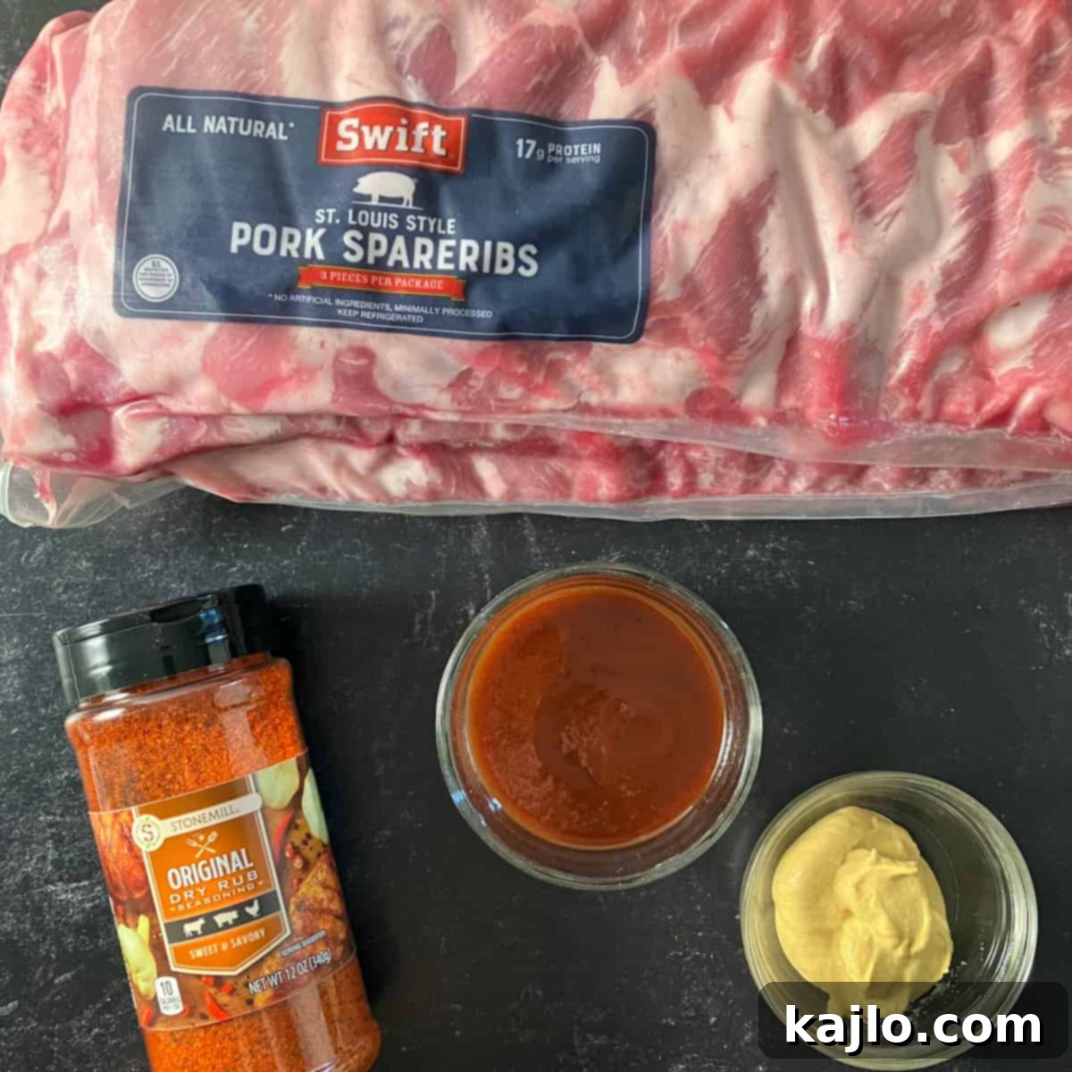 Fall-Off-The-Bone Oven St Louis Ribs 3 st louis ribs ingredients