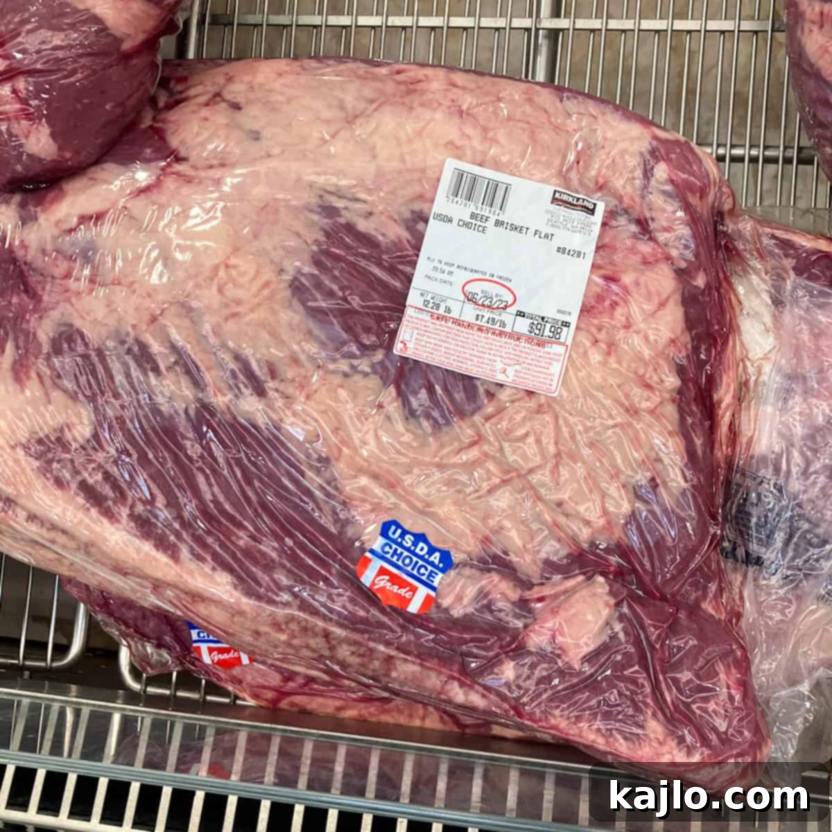 Costco Brisket: A detailed look at flat cut options.