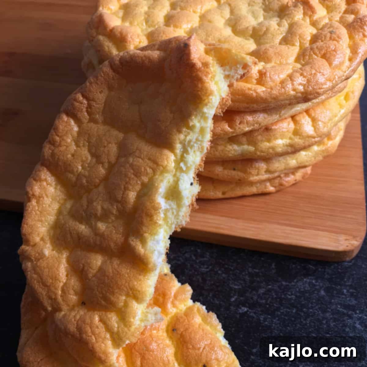 Fluffy Keto Cloud Bread with Greek Yogurt 7 oopsie bread