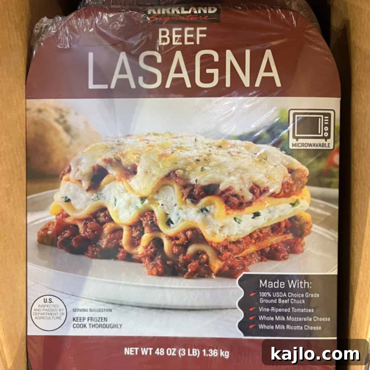 Costco beef lasagna