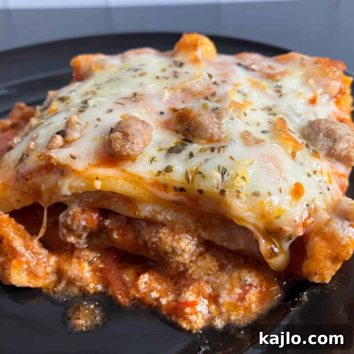 costco sausage and beef lasagna