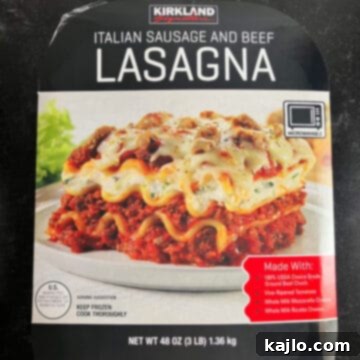 Costco lasagna