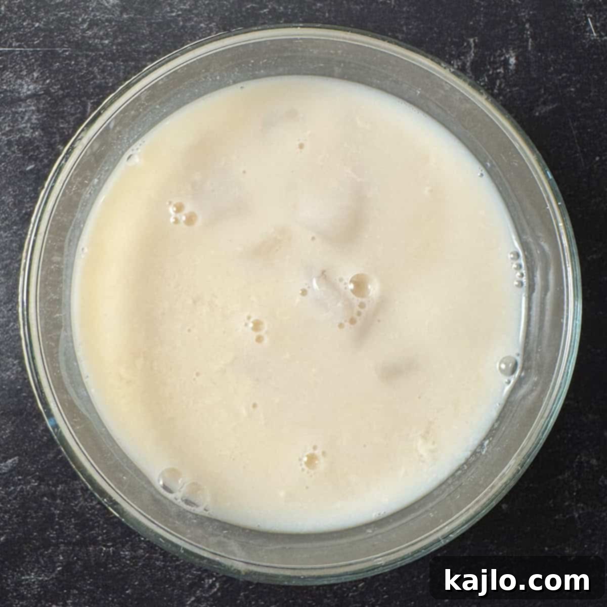 Pork Rind Crusted Air Fryer Calamari 4 Calamari soaking in buttermilk to tenderize before air frying