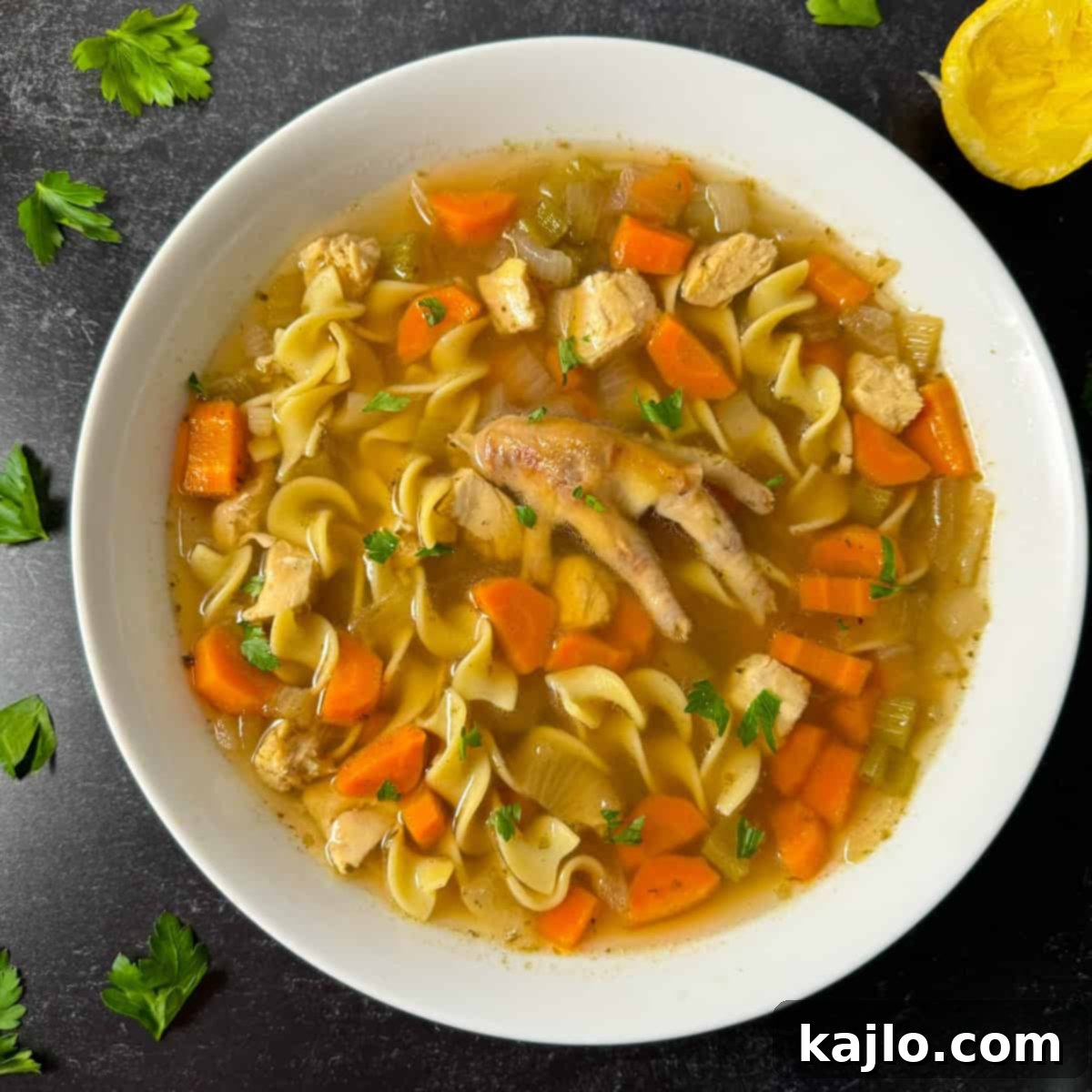 Variations of chicken feet soup recipes from around the world