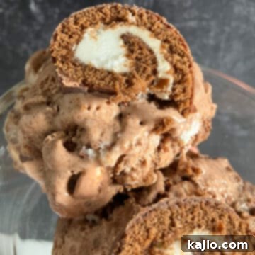 DIY Swiss Roll Ice Cream 7 swiss rolls ice cream recipe
