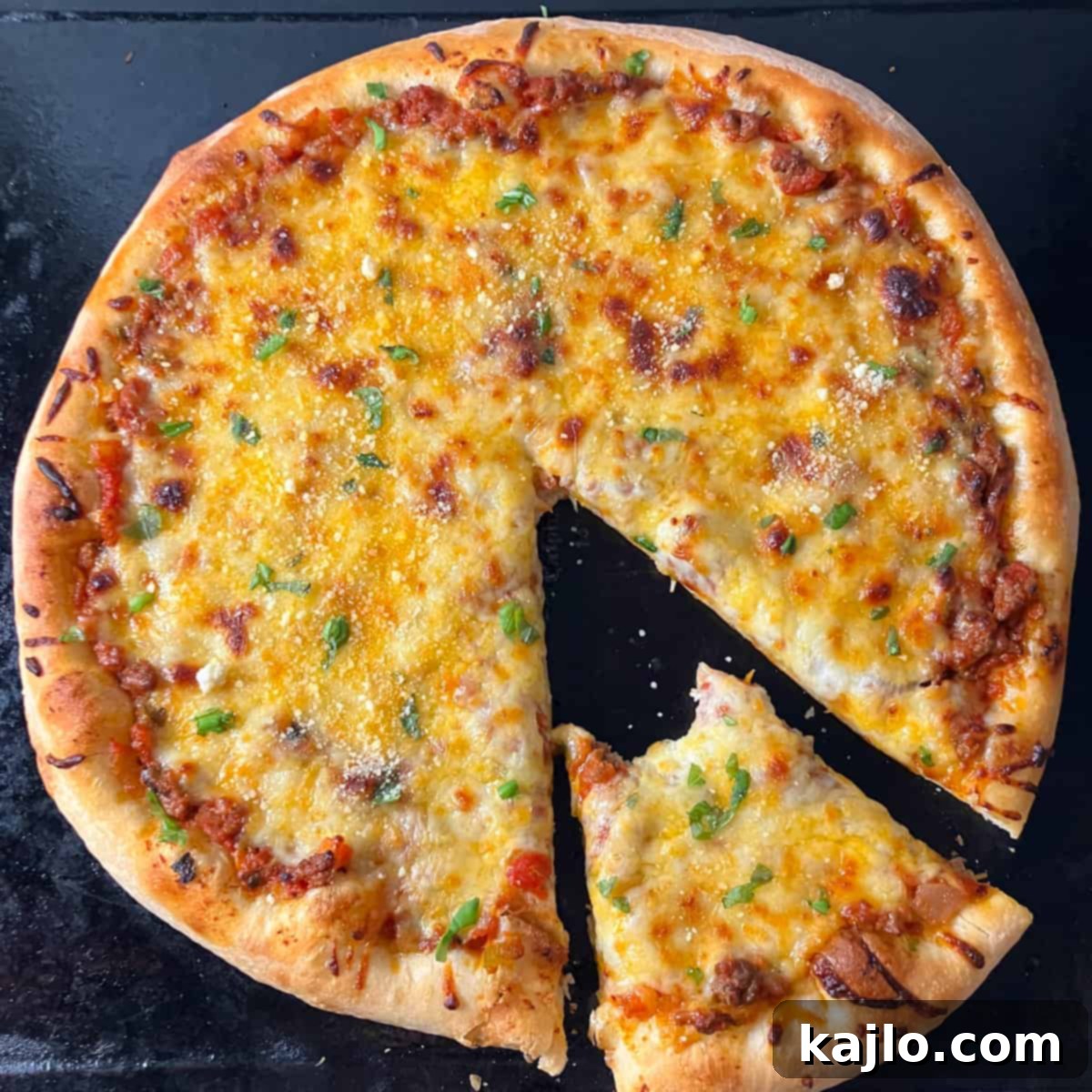 Hearty Bolognese Pizza Recipe 6 pizza with meat sauce