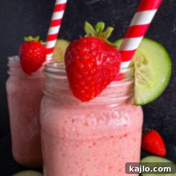 Refreshing Strawberry Cucumber Smoothie 7 strawberry and cucumber smoothie