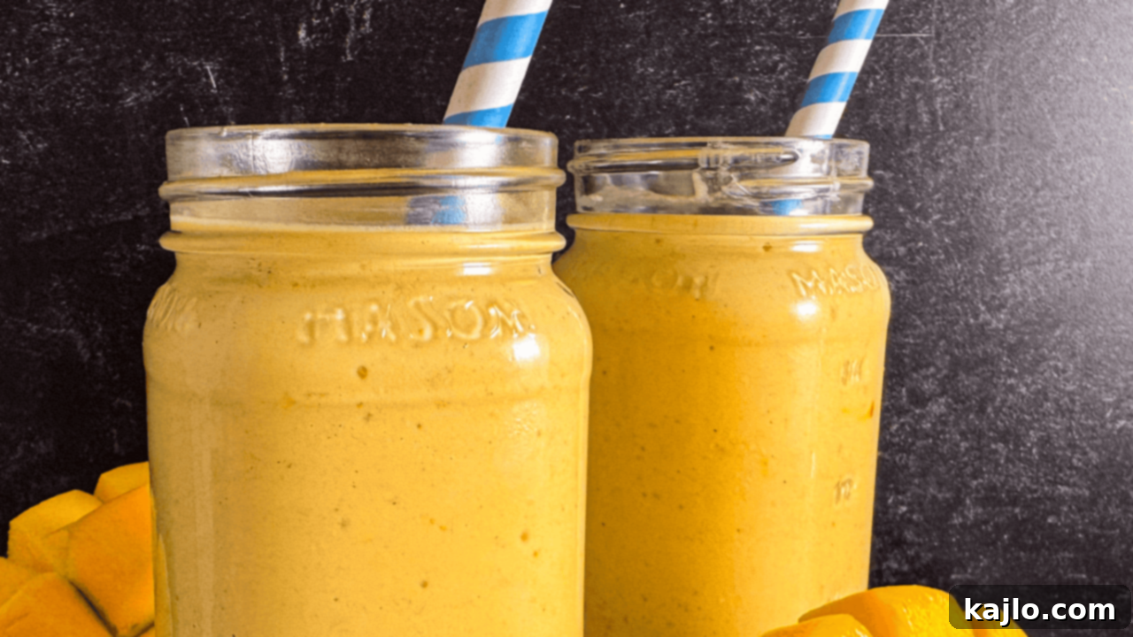 sugar free mango lassi