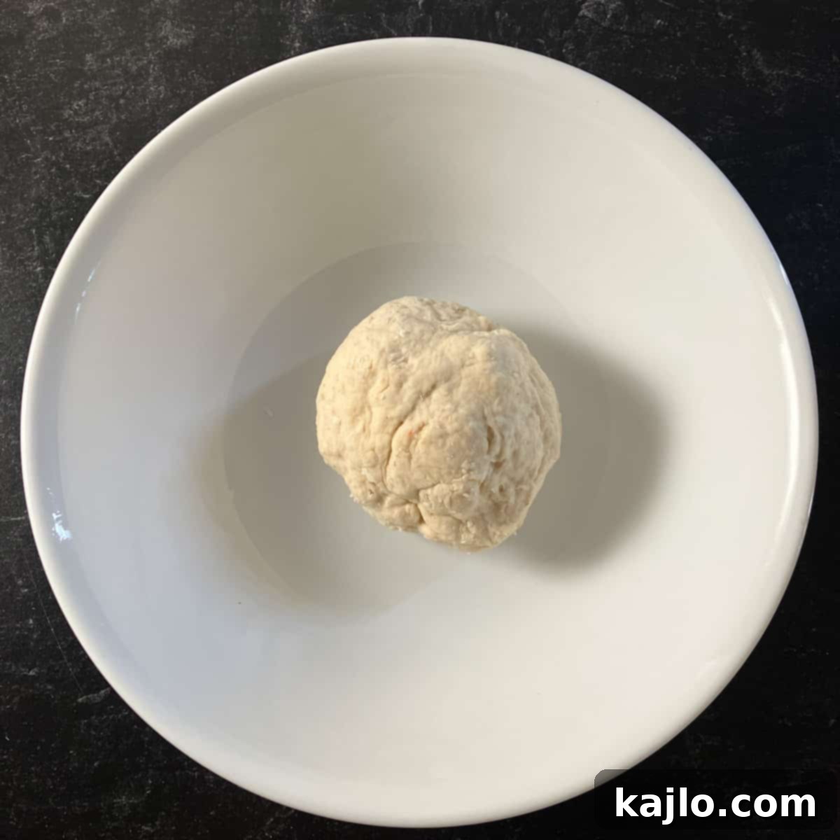 Air Fryer Bread Made Easy 4 Air fryer bread dough after rising.