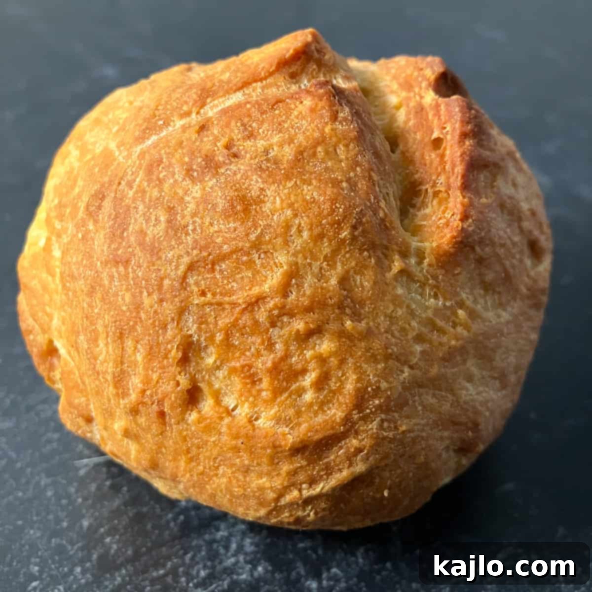 Air Fryer Bread Made Easy 6 Yeast bread baking and browning in the air fryer.