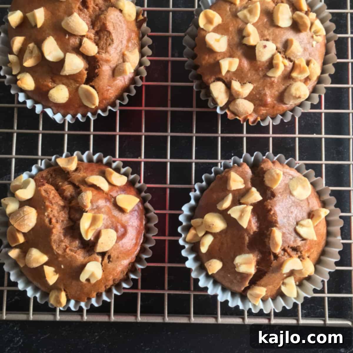 High Protein Air Fryer Muffins for Mass Gain 6 Gluten free muffins air fryer: a close-up of a perfectly baked, golden-brown muffin