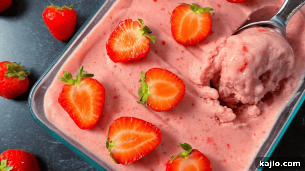 strawberry banana nice cream recipe