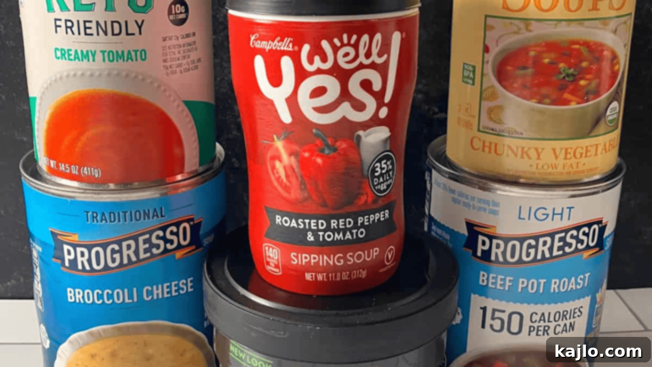 low carb soup, reviewing the best canned soups for diabetics and keto-friendly options to buy
