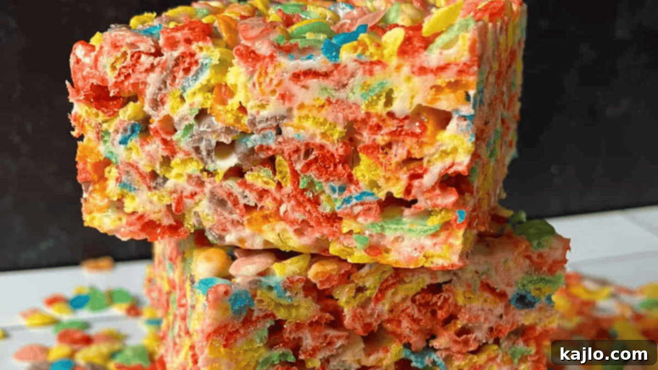 Fruity Pebbles Cereal Bars