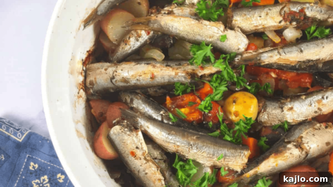 My 70-Pound Transformation: What Really Worked 9 A comforting sardine casserole or bake, made with pantry staples, offering a delicious and affordable way to enjoy healthy seafood.