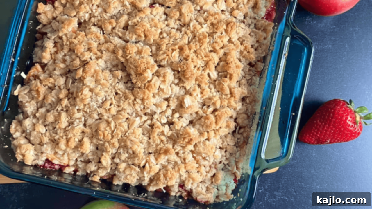 Strawberry Apple Crisp