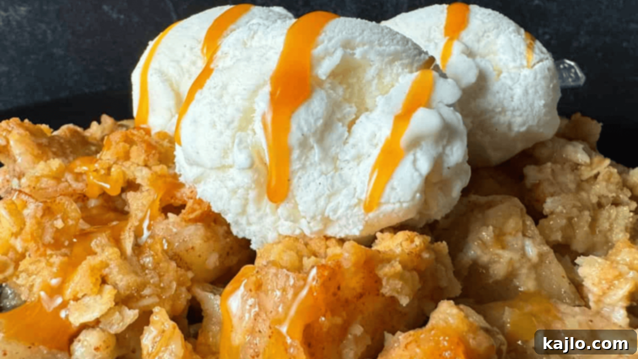 sugar free apple crisp