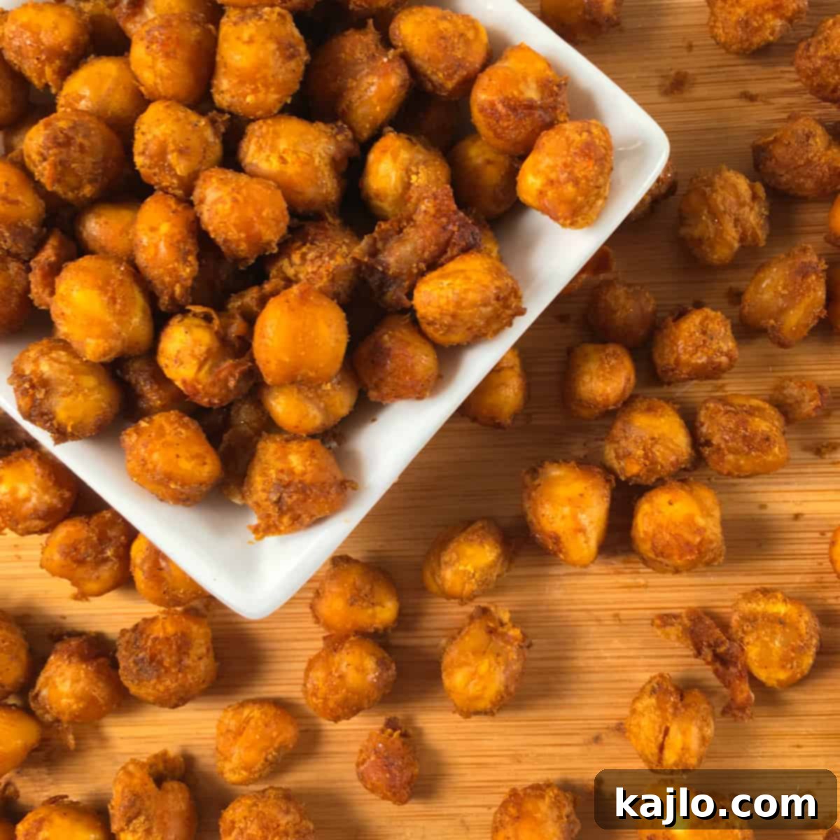 Crunchy Air Fryer Chickpea Snacks 2 air fryer chickpeas