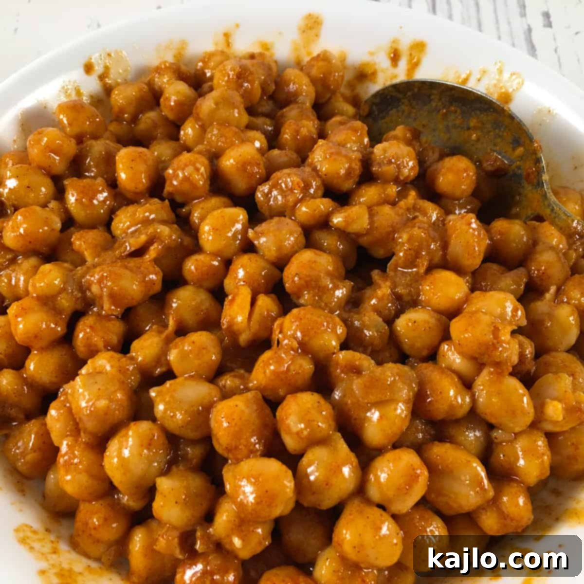 Crunchy Air Fryer Chickpea Snacks 4 air fry chickpeas