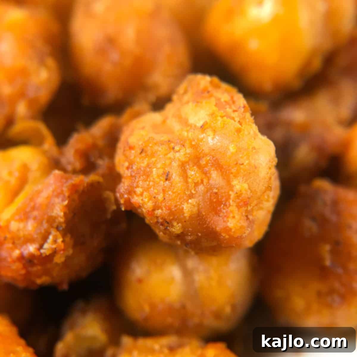 Crunchy Air Fryer Chickpea Snacks 6 vegan nacho chickpeas