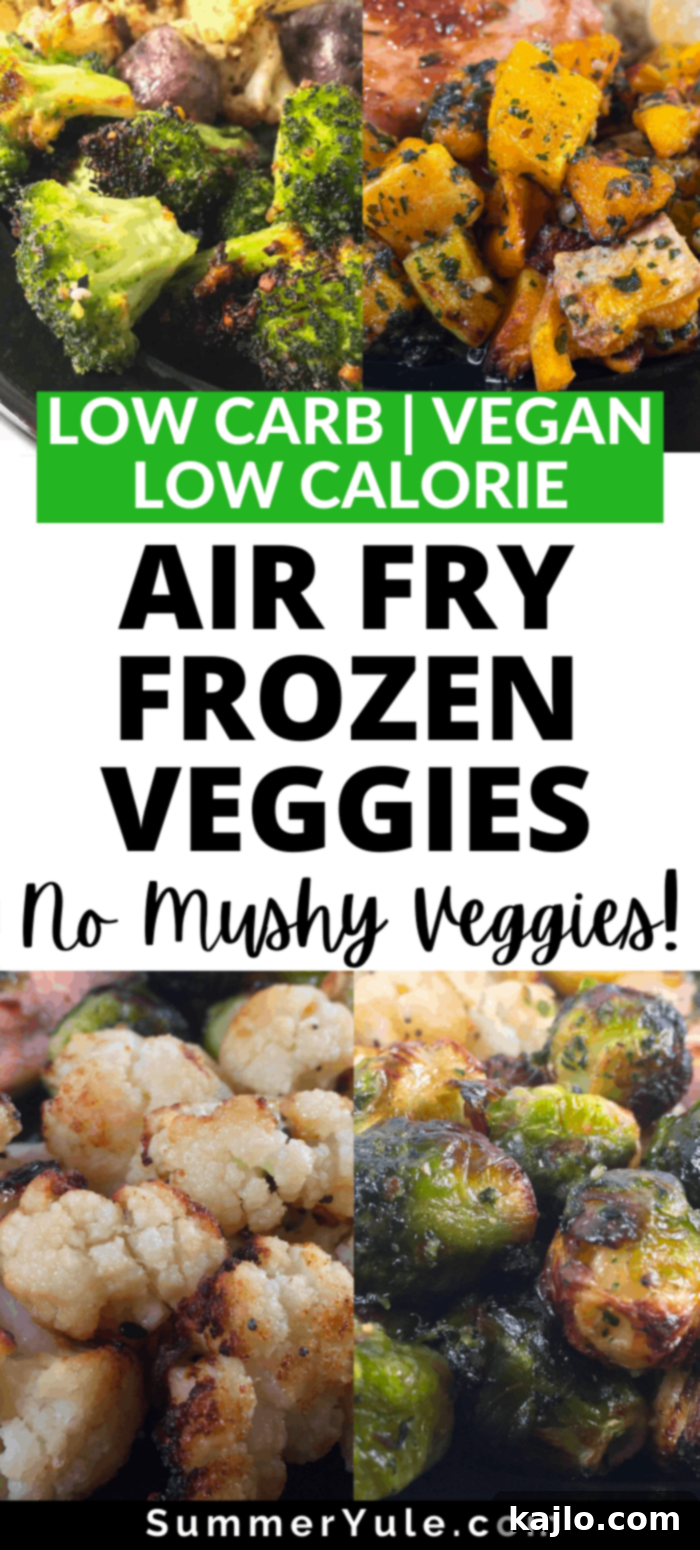 Crispy Air Fryer Frozen Vegetables 16 air fry frozen veg