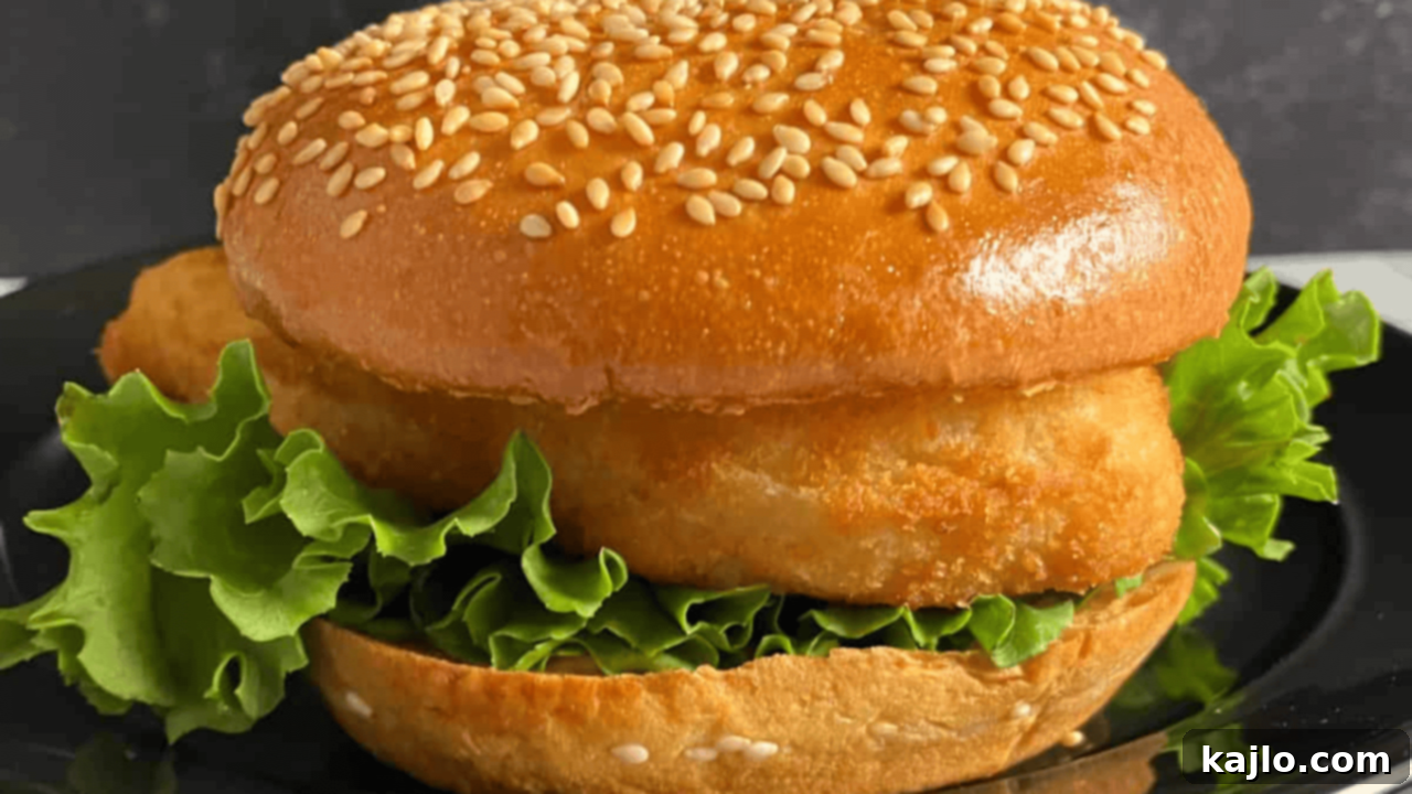 Copycat Hardees Fish Sandwich with crispy fish and tartar sauce