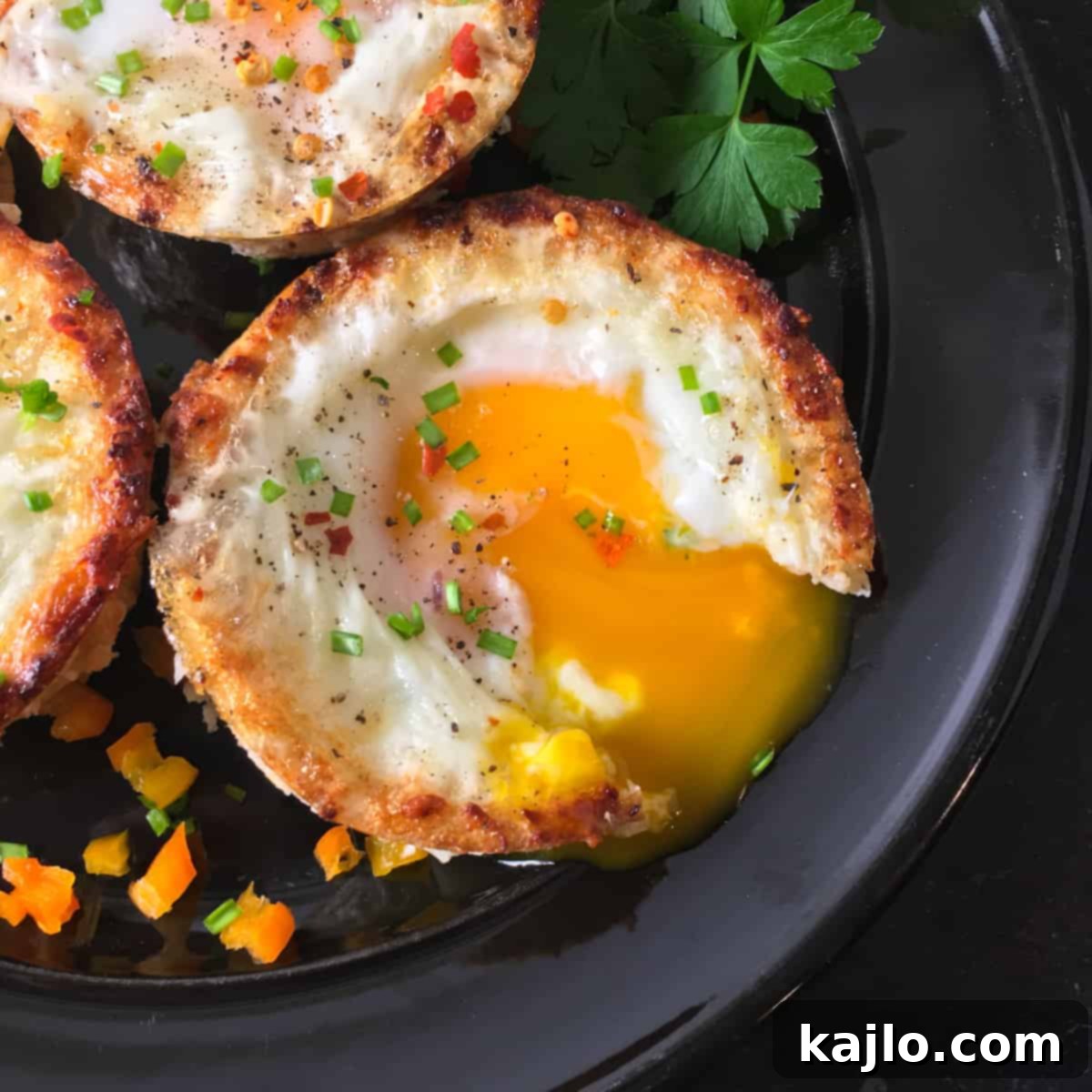 Air Fryer Keto Low Carb Egg Muffins Recipe 7 Finished low carb egg cups ready to eat