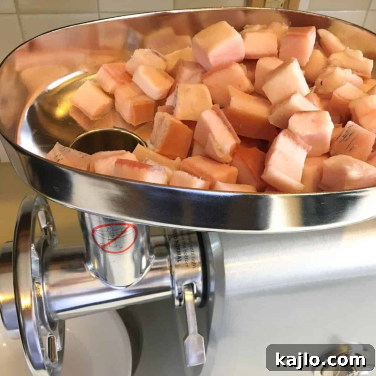 Unlock Pure Lard From Your Slow Cooker 7 the process of grinding pork fat to make lard