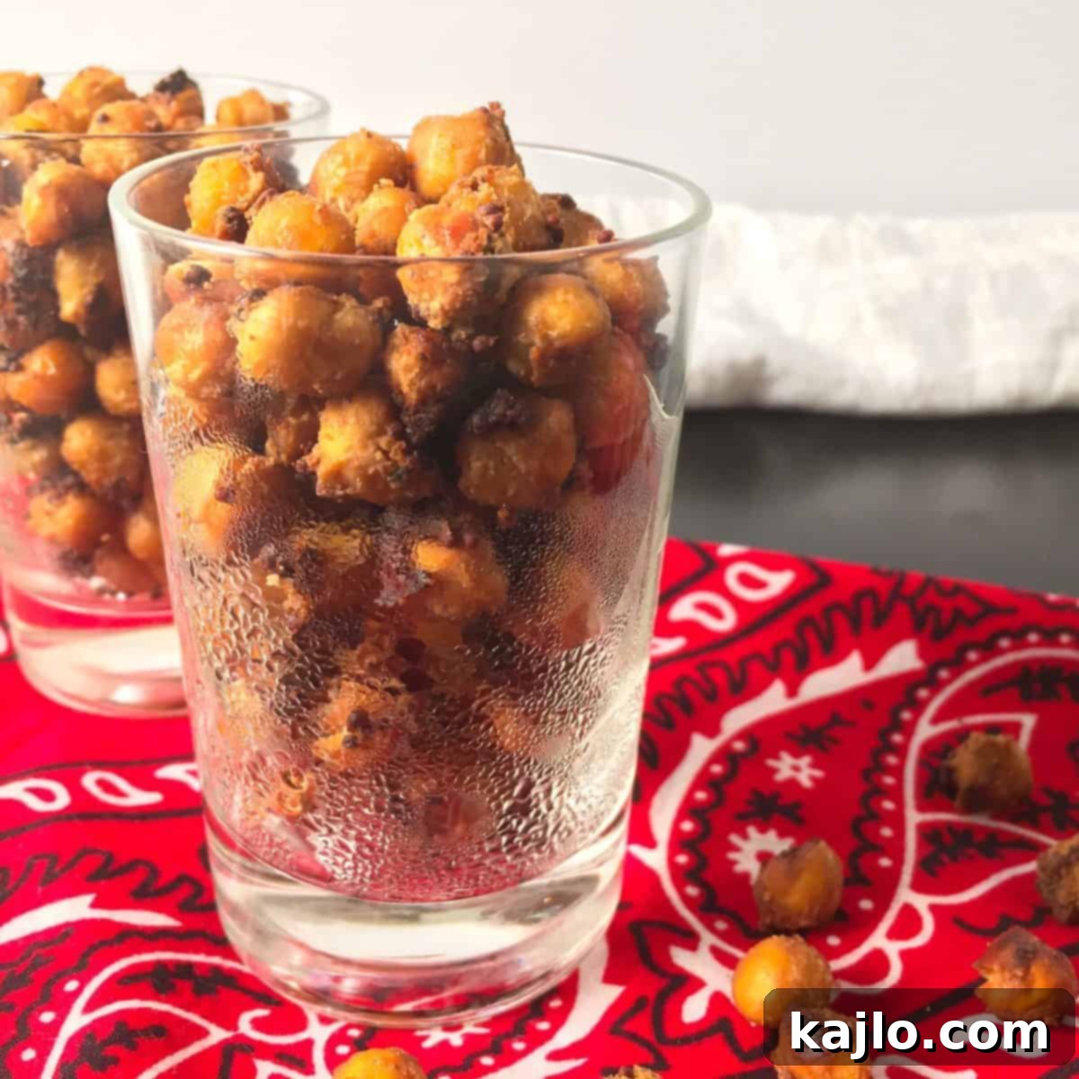 Roasted Chickpeas with Mustard