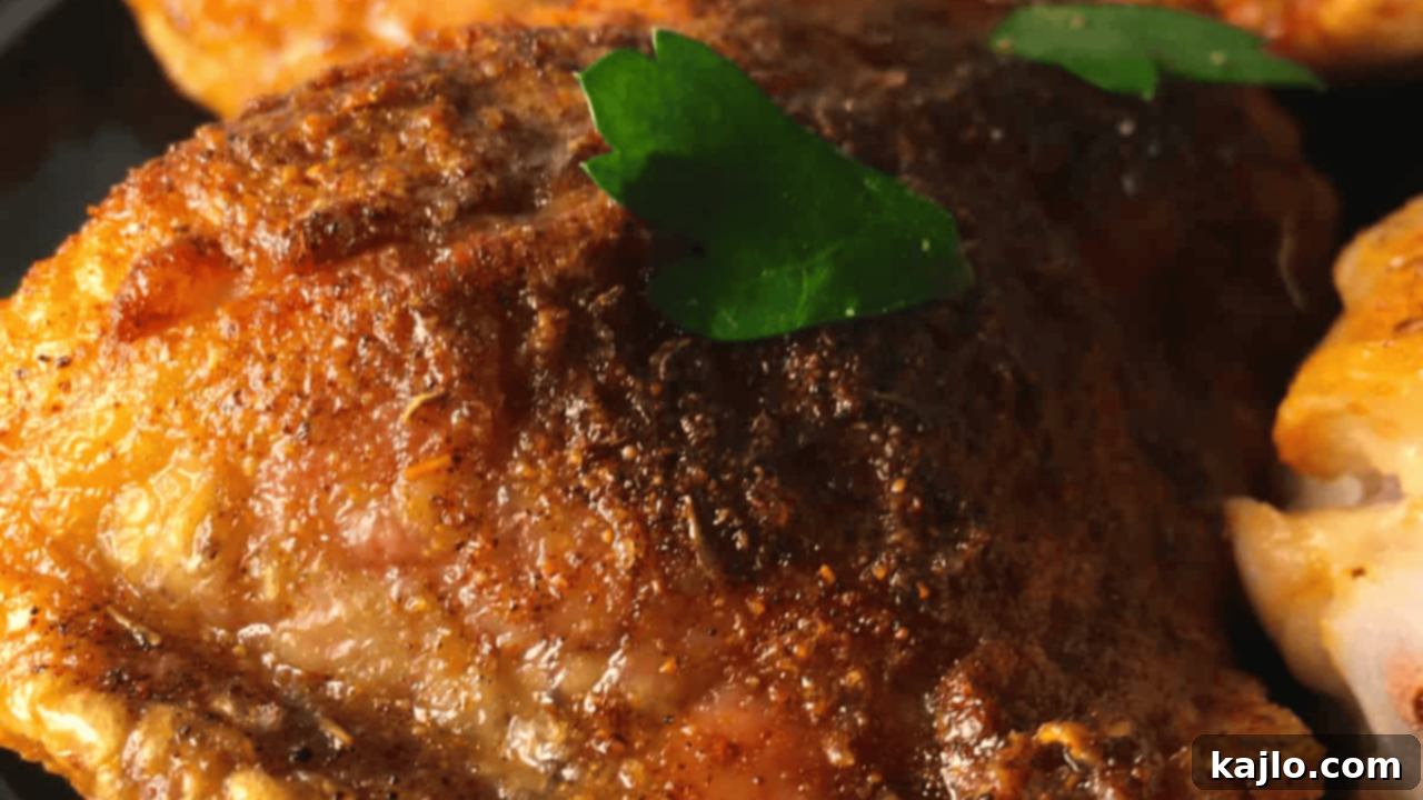 Air Fryer Frozen Chicken Thighs