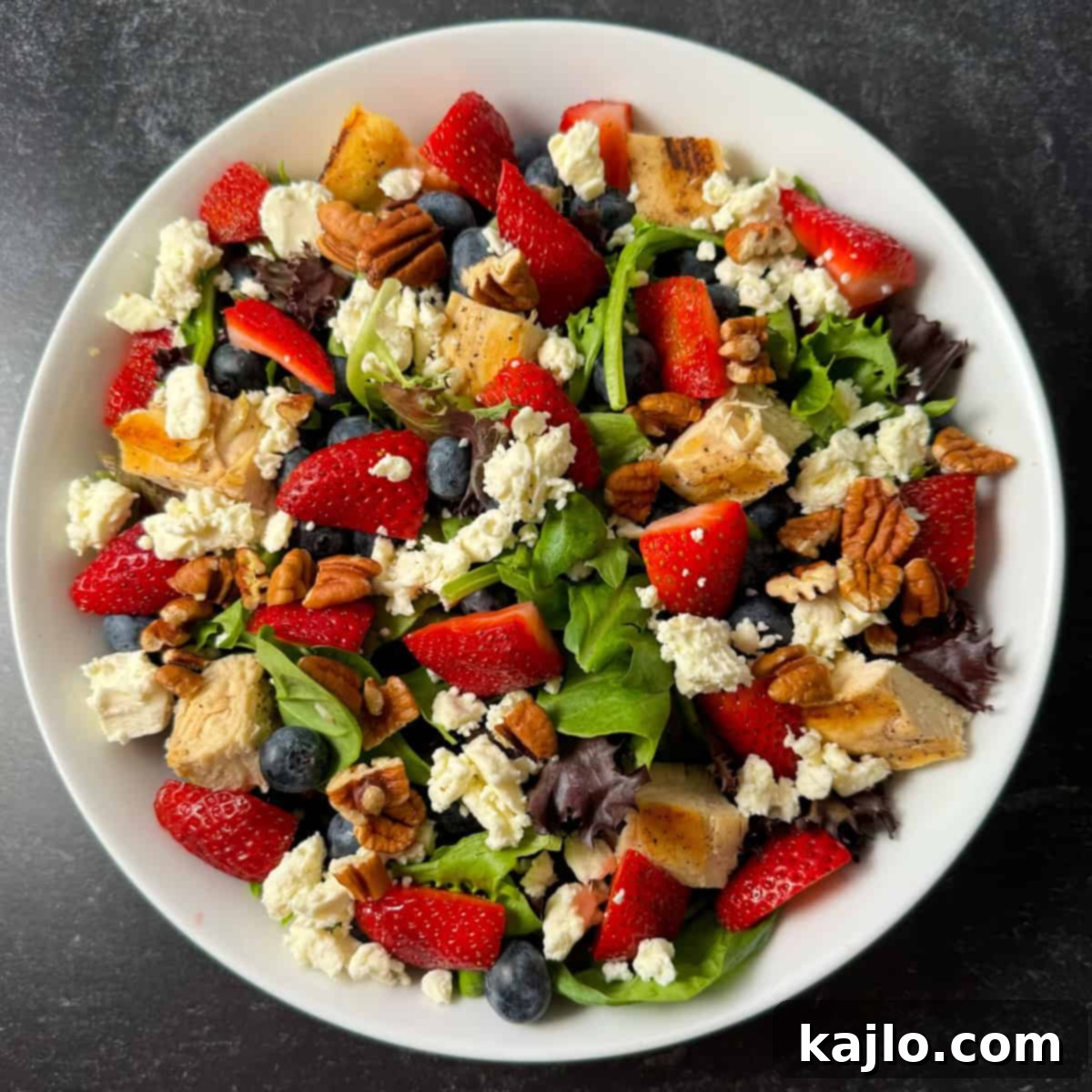 Bob Evans Inspired Keto Summer Berry Salad 7 bob evans summer berry salad copycat