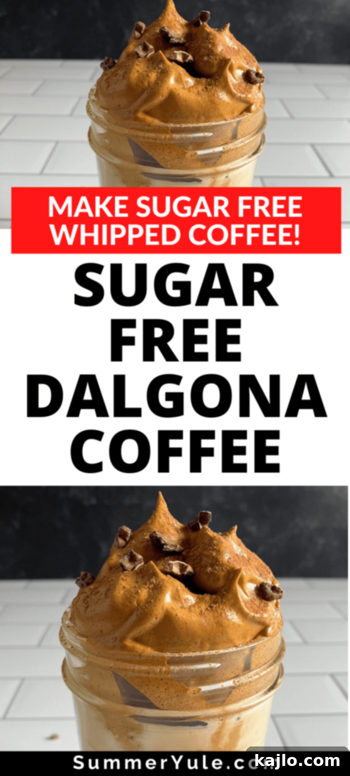 Sugar-Free Dalgona Coffee 10 sugar free dalgona coffee