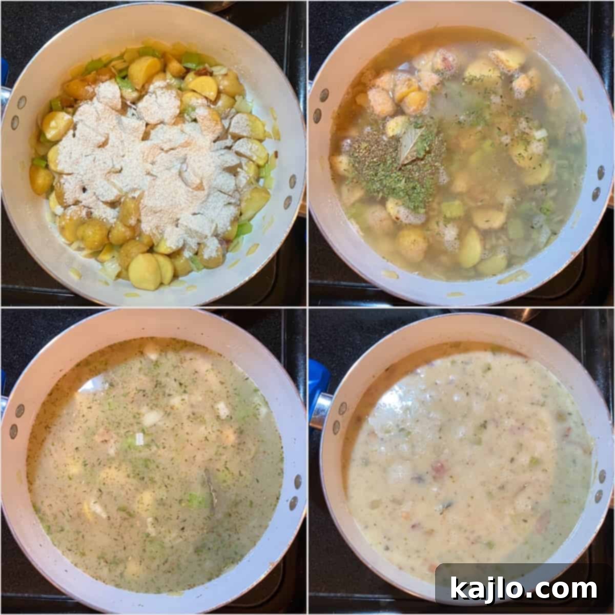 make new england shrimp chowder