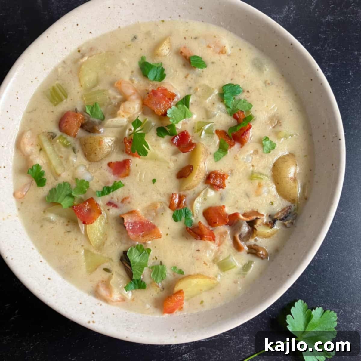new england style shrimp chowder