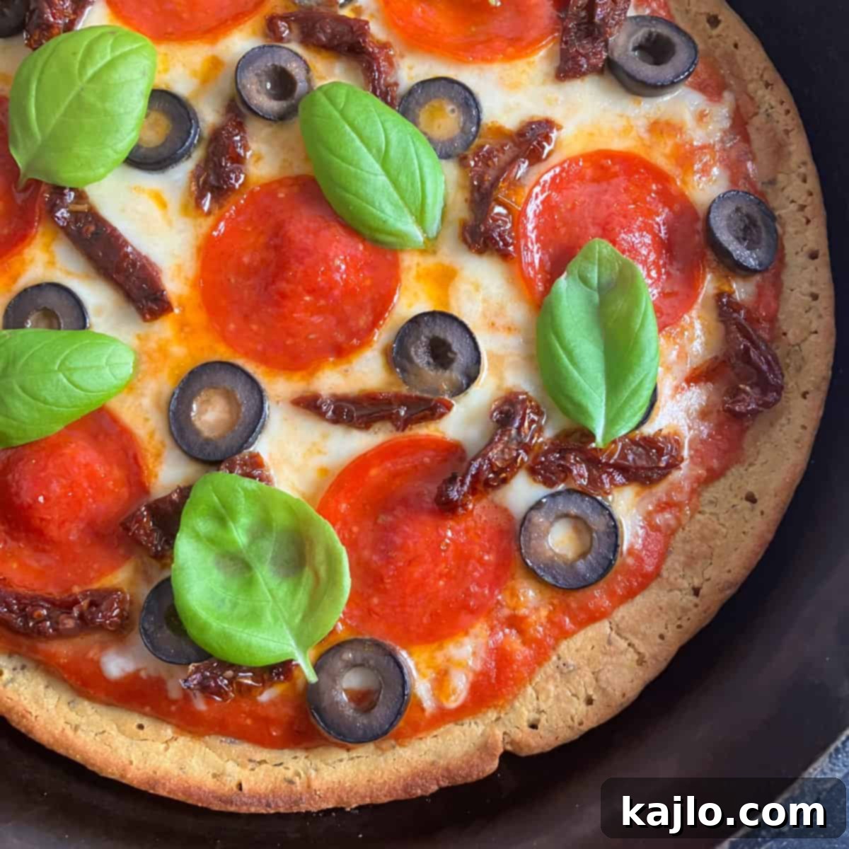 chickpea flour pizza crust