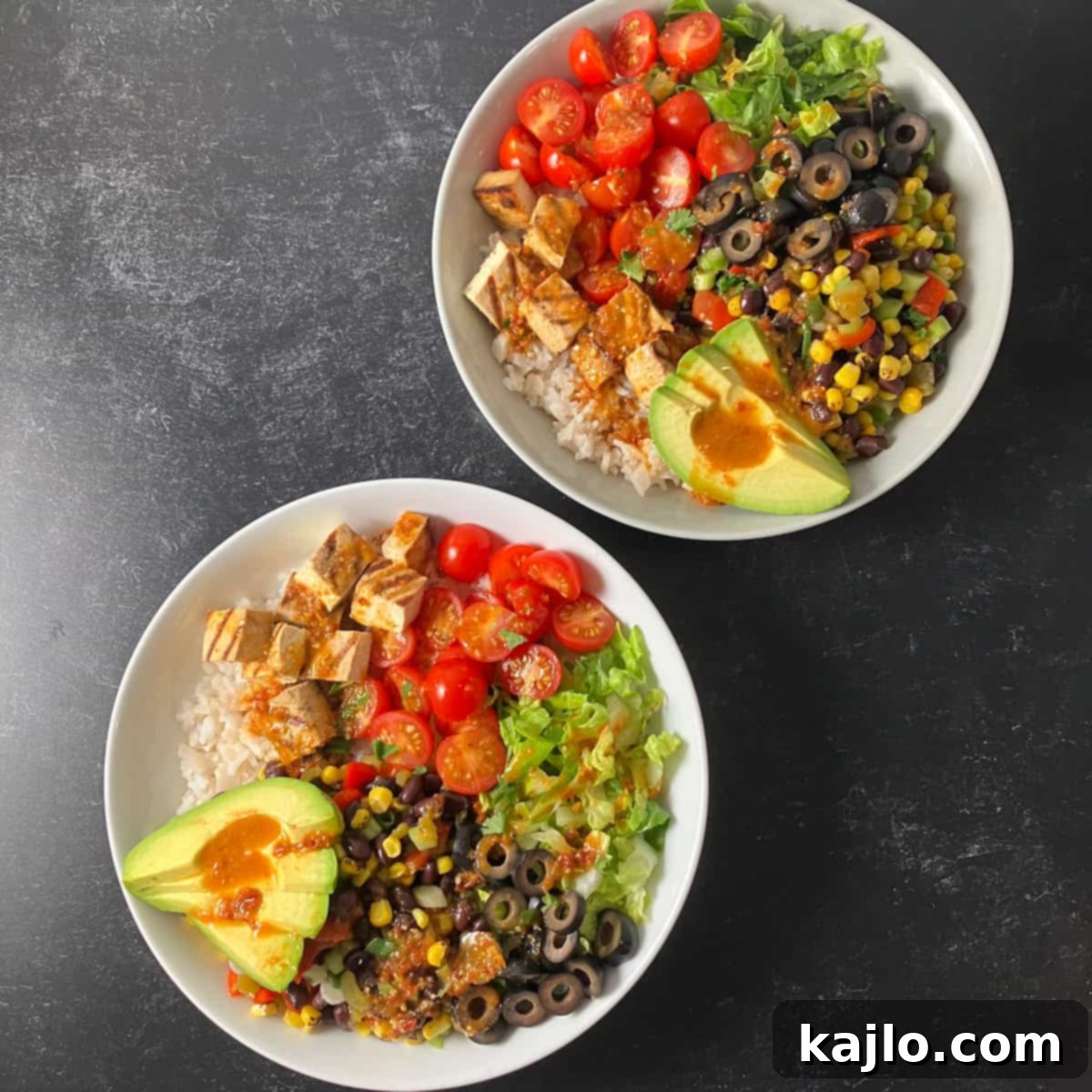 High Protein Mexican Tofu Power Bowl 8 mexican buddha bowls