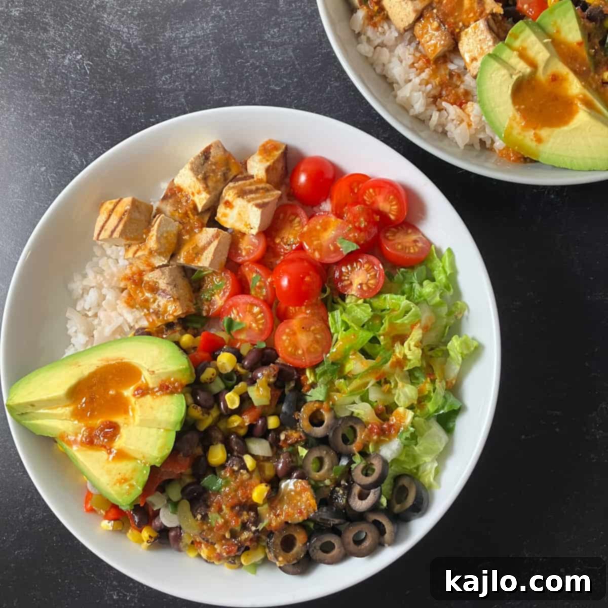 High Protein Mexican Tofu Power Bowl 9 mexican buddha bowl