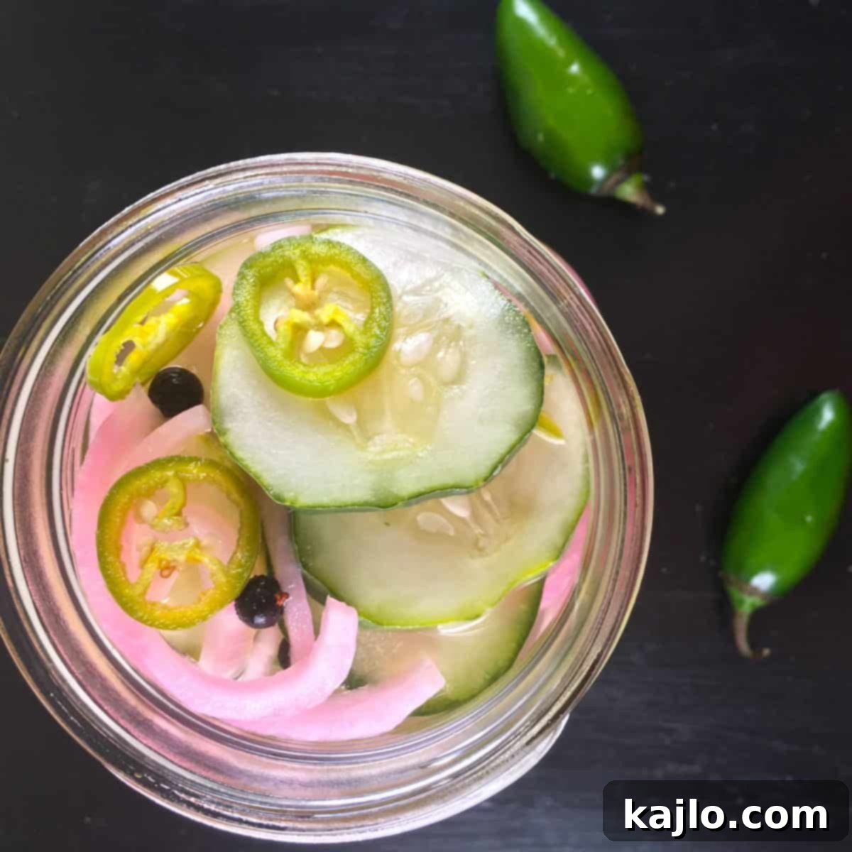 Old fashioned pickles and onions in vinegar